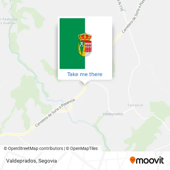 Valdeprados map