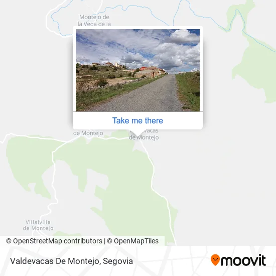 Valdevacas De Montejo map
