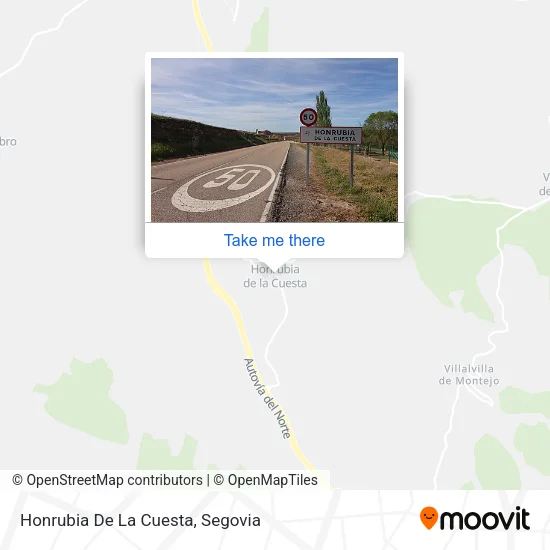 Honrubia De La Cuesta map