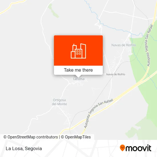 La Losa map