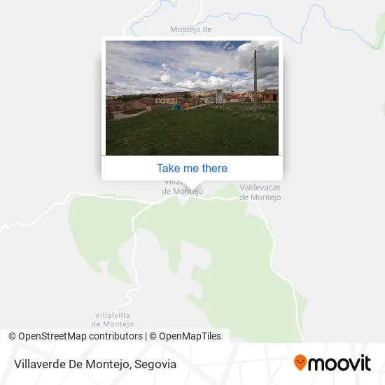 Villaverde De Montejo map