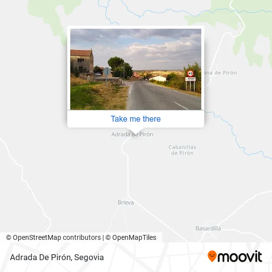 Adrada De Pirón map