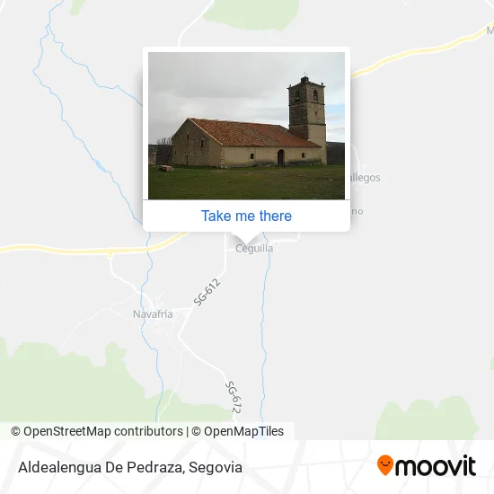 Aldealengua De Pedraza map