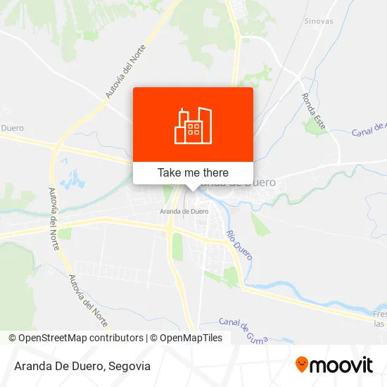 Aranda De Duero map
