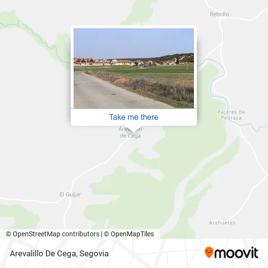 Arevalillo De Cega map
