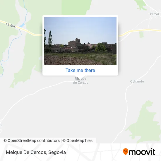 Melque De Cercos map