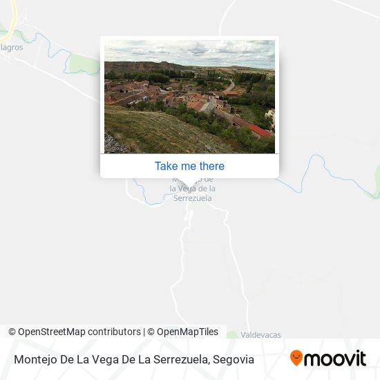 Montejo De La Vega De La Serrezuela map