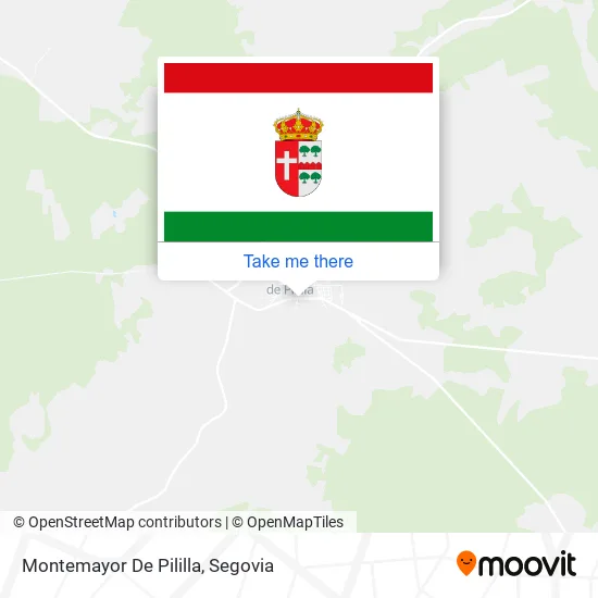 Montemayor De Pililla map