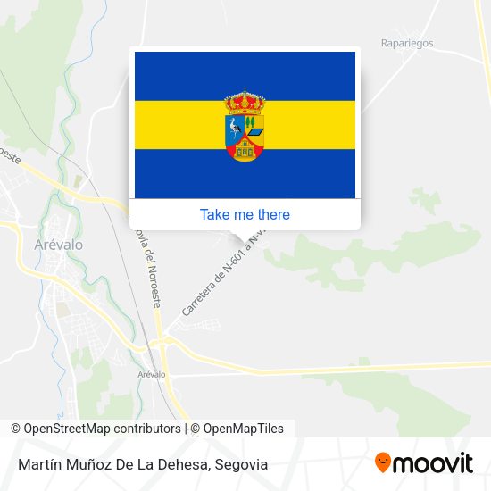 Martín Muñoz De La Dehesa map