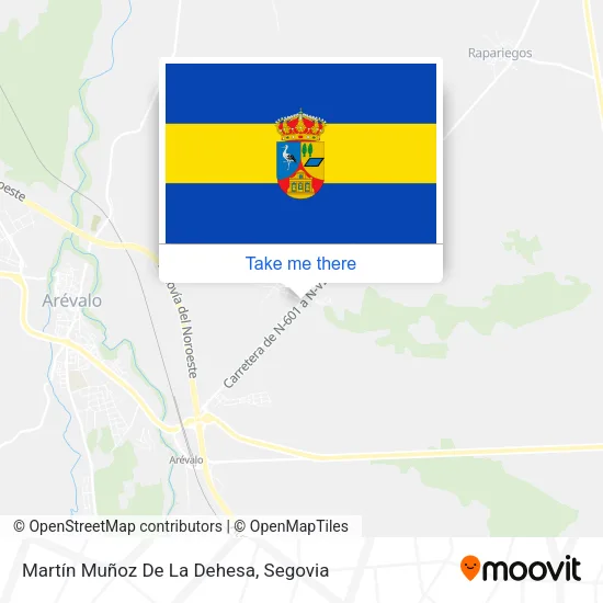 Martín Muñoz De La Dehesa map