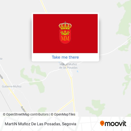 Martí­N Muñoz De Las Posadas map