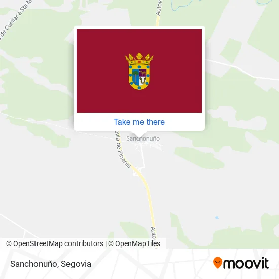 Sanchonuño map