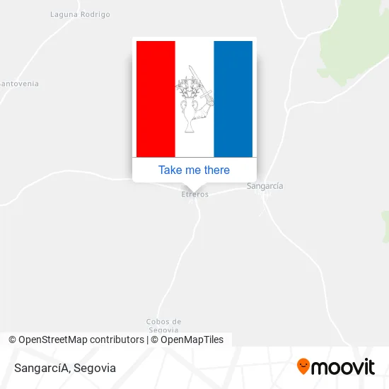 Sangarcí­A map