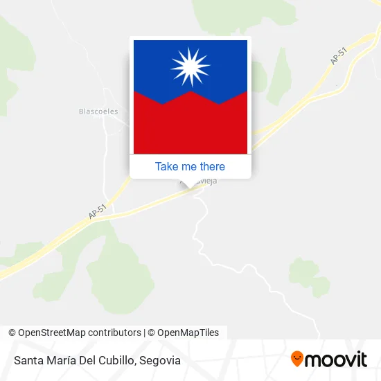 Santa María Del Cubillo map