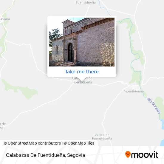 Calabazas De Fuentidueña map