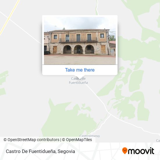 Castro De Fuentidueña map