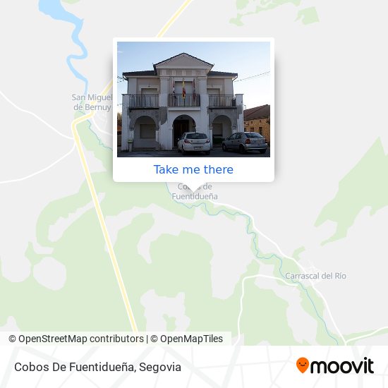 Cobos De Fuentidueña map