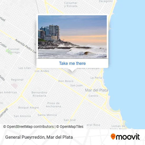 General Pueyrredón map