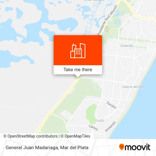 General Juan Madariaga map