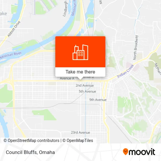 Council Bluffs map