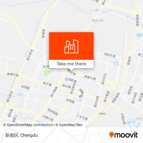新都区 map