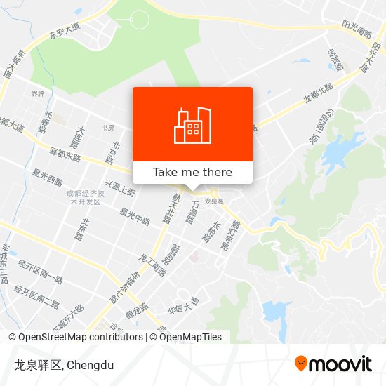 龙泉驿区 map
