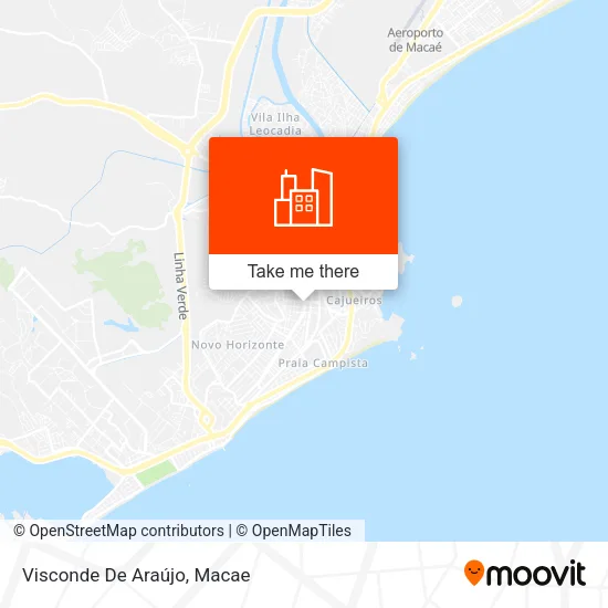 Visconde De Araújo map