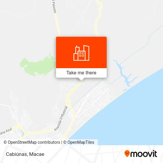 Cabiúnas map