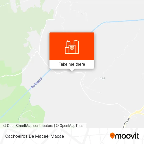 Cachoeiros De Macaé map
