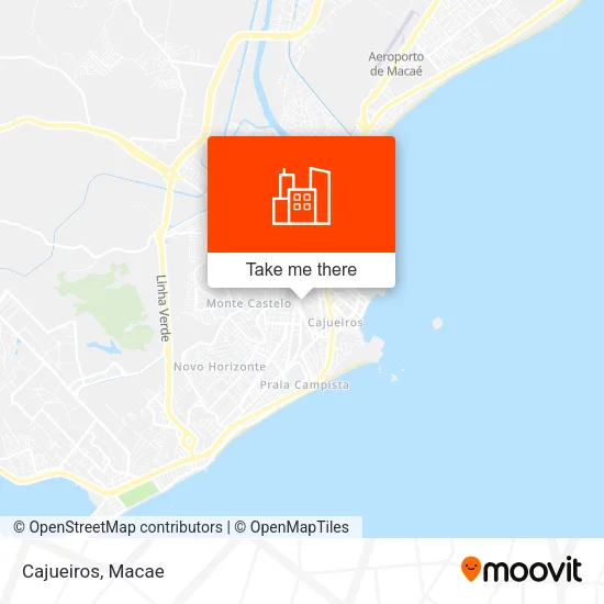 Cajueiros map