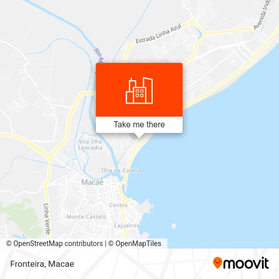 Fronteira map
