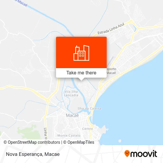 Nova Esperança map