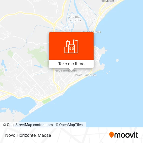 Novo Horizonte map