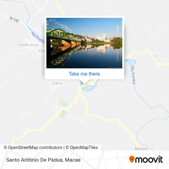 Santo Antônio De Pádua map