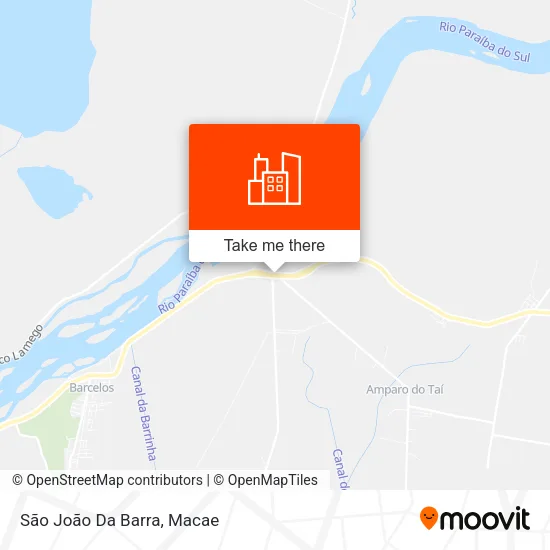 São João Da Barra map