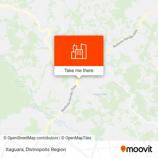Itaguara map