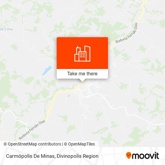 Carmópolis De Minas map