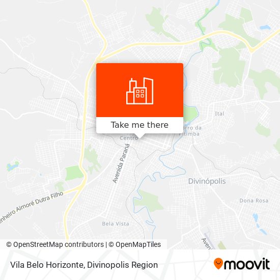 Vila Belo Horizonte map