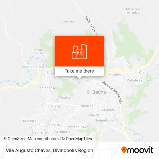 Vila Augusto Chaves map