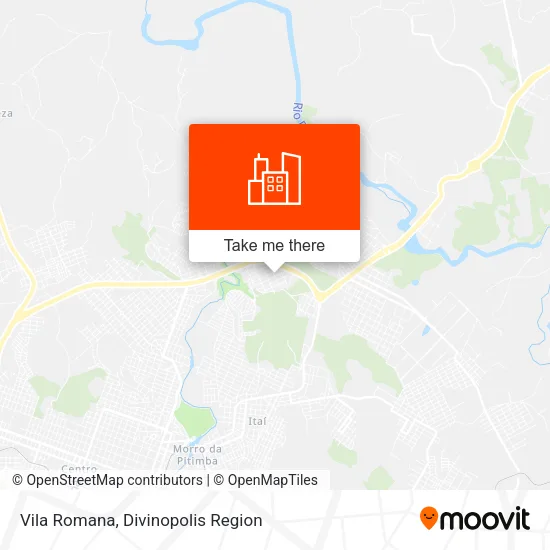 Vila Romana map