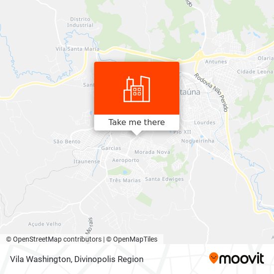 Vila Washington map