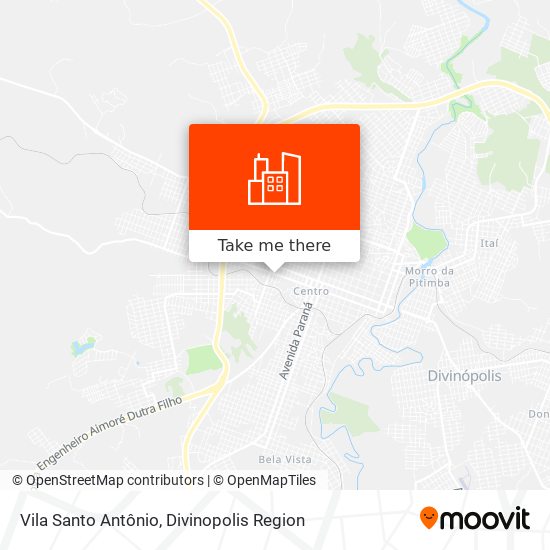 Vila Santo Antônio map