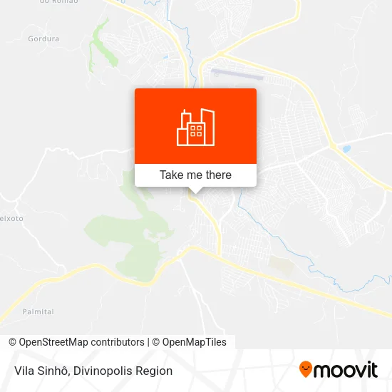 Vila Sinhô map