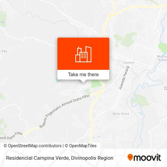 Residencial Campina Verde map