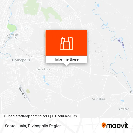 Santa Lúcia map
