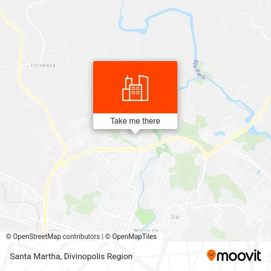 Santa Martha map