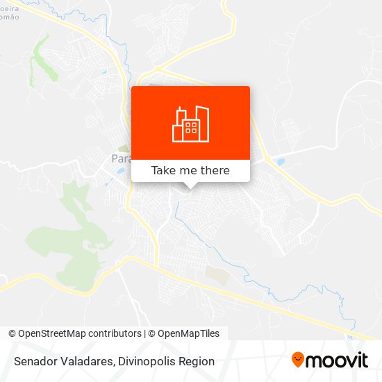 Senador Valadares map