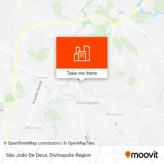 São João De Deus map