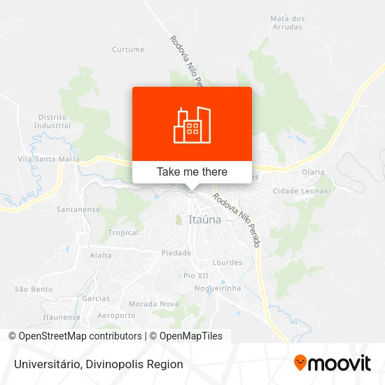 Universitário map