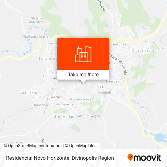 Residencial Novo Horizonte map